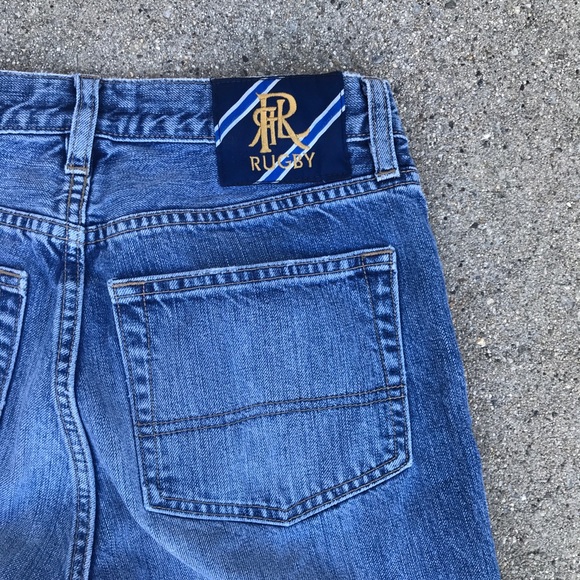 Ralph Lauren Rugby Bootleg Blue Jeans Size 28/32 - Picture 6 of 8